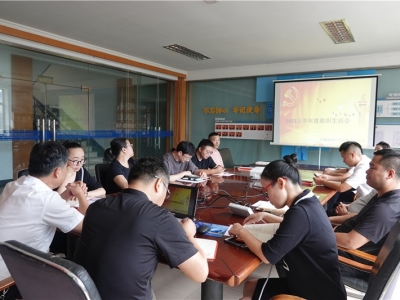 888电子科技党支部开展2022年上半年度组织生涯会