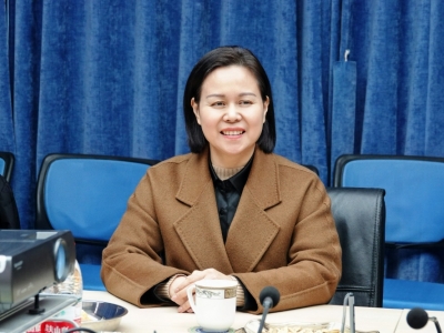 海宁市市长许红莲一行莅临888电子科技走访调研